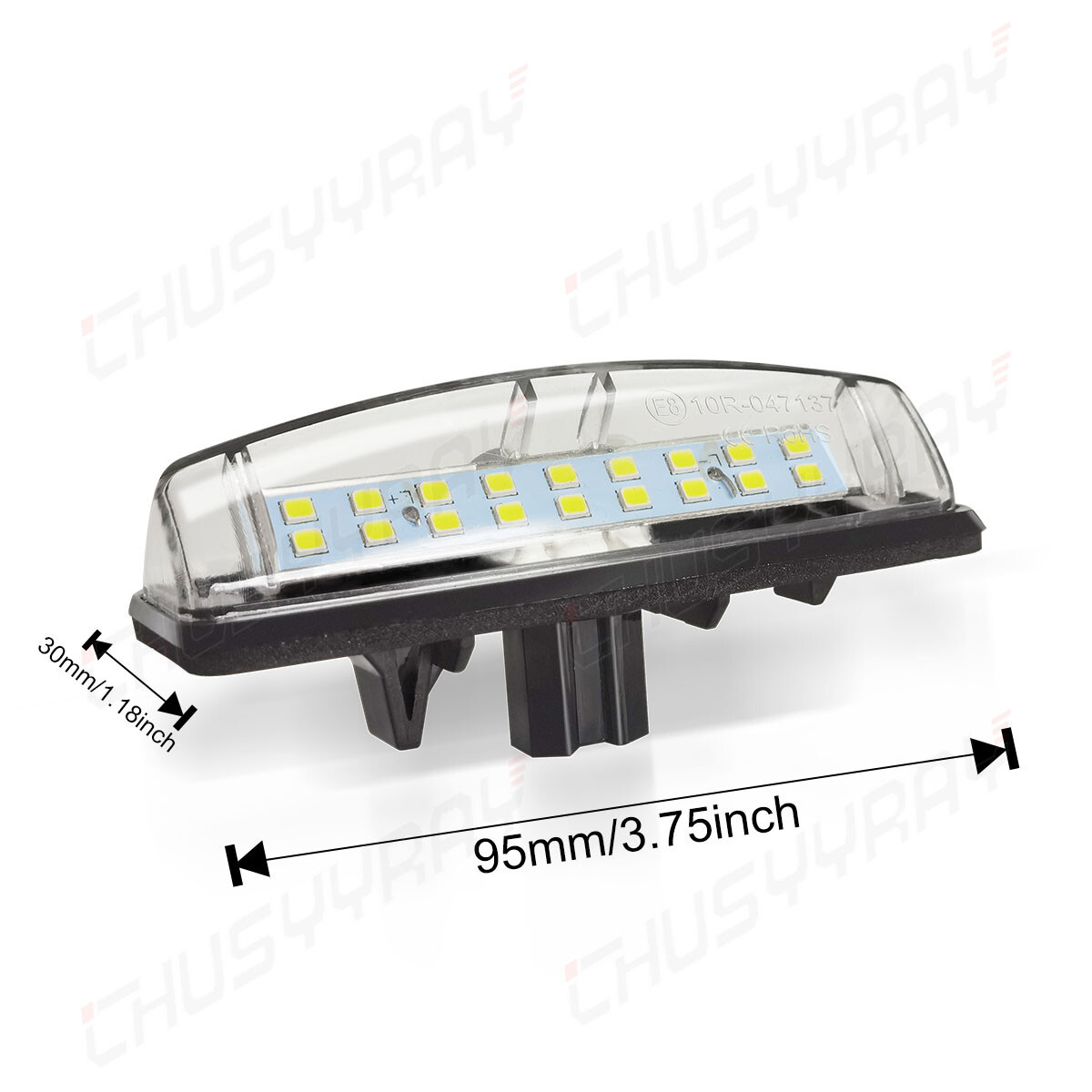 Auto Wayfeng WF® 2x luci targa auto illuminazione targa LED luci per Toyota Yaris 2012-2014 / Camry 2013-2014 / Auris 2009-2010