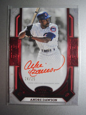 2024 Topps Tier One Prime Performers Autographs Red Foil #PPA-AD Andre Dawson