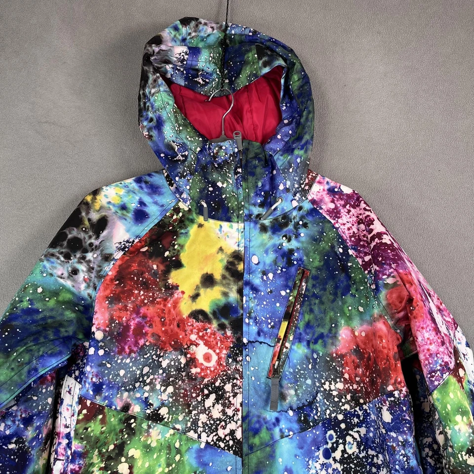 Nike Jacket Youth Large 11-13 Multicolor Waterproof Hooded Snowboard Ski 10K - Image 2 of 4