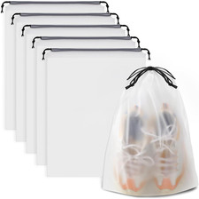 , Waterproof Travel Drawstring Shoe Bags for Packing, Storage, Travel Essentials