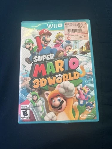 Nintendo Super Mario 3D World Multiplayer Platformer Nintendo Wii U Video Game