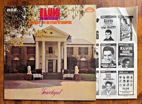 ELVIS PRESLEY Recorded Live On Stage In Memphis - 1974 RCA - CPL1-0606 - VTG