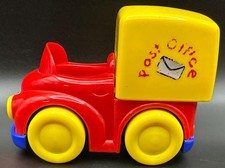 Happyland Post Office Van Push Along Red Yellow Mail Truck ELC Vintage