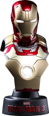 Marvel Iron Man Mark 42 Collectible 1/6 Scale Bust Hot Toys Sideshow 2013 RAR