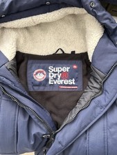 Image of Superdry Men's Everest Jacket XXL 2XL. Comes From Smoke/Pet Free Home