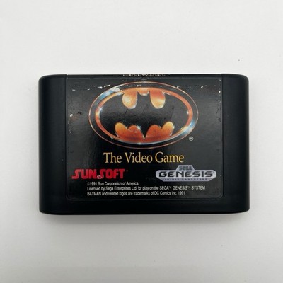 Batman: The Video Game (Sega Genesis, 1990) Authentic Game Cartridge