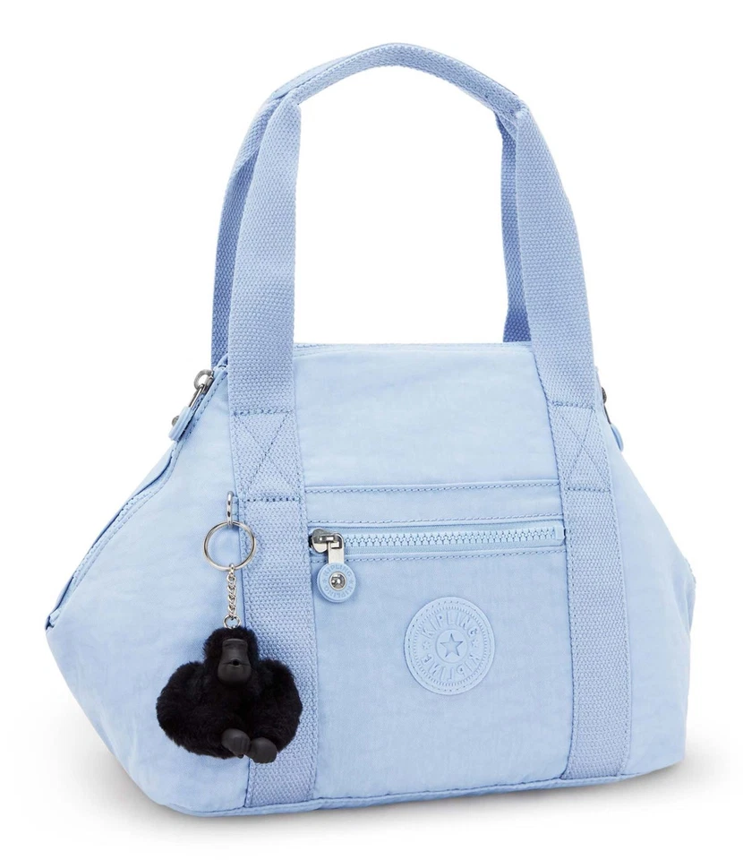 kipling Basic Eyes Wide Open Art Mini Handbag Handtasche Tasche Cloudy Sky Blue - Bild 3 von 4
