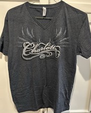 Charlotte Speedway Women’s V-neck Tshirt Large