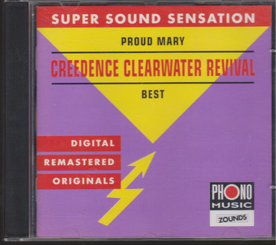 CREEDENCE CLEARWATER REVIVAL cd PROUD MARY  ( ZOUNDS BEST ) AUDIOPHIL