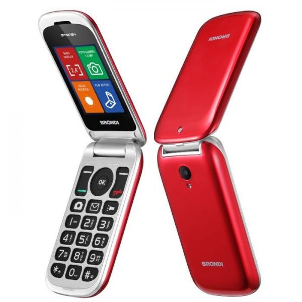 Brondi CELLULARE STONE+ DUAL SIM ROSSO