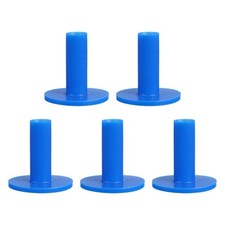 5 Pcs 2.56" Rubber Golf Tees Tall Practice Training Driving Range Blue