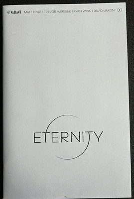 Eternity #1 2017 Valiant Matt Kindt Trevor Hairsine Blank Sketch Variant Cover C