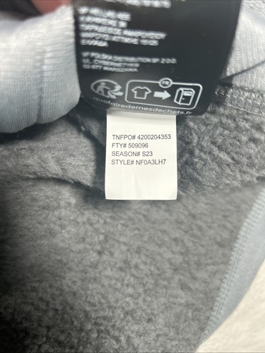 The North Face Gray Heather Fleece Sweater Jacket Full Zip Men's Medium - Picture 5 of 10
