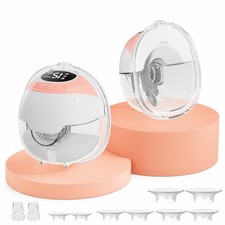 Hands-Free Wearable Electric Breast Pump 3 Modes 15 Levels 320mmHg