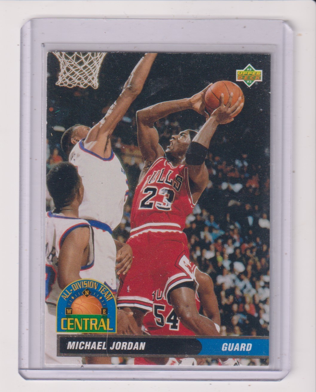 1992-93 UPPER DECK ALL-DIVISION TEAM MICHAEL JORDAN - CHICAGO BULLS