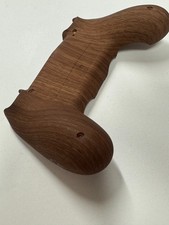 Wood Grain Soft Touch Back Replacement Shell For PS4 Controller