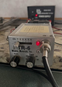 Wildlife Materials DTR-6 Telemetry Receiver - 219.187 MHz - With Yagi Antenna