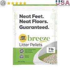 Breeze Litter Pellets Anti-Tracking Dust-Free Multi-Cat Refill 28lb Packaging US