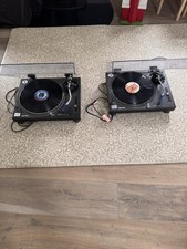Technics SL-1210MK2 Direct Drive Turntable W/Lid & Ortofon Blue Needle
