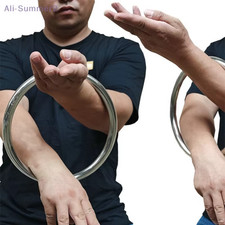 Wing Chun Kung Fu Stainless Steel Ring for Hand Strength Training | Fitness Gym