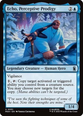 Echo, Perceptive Prodigy [Marvel Super Heroes] MTG