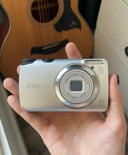Canon PowerShot A3200 IS Pink 14.1MP Compact Digital Camera - with Accessories