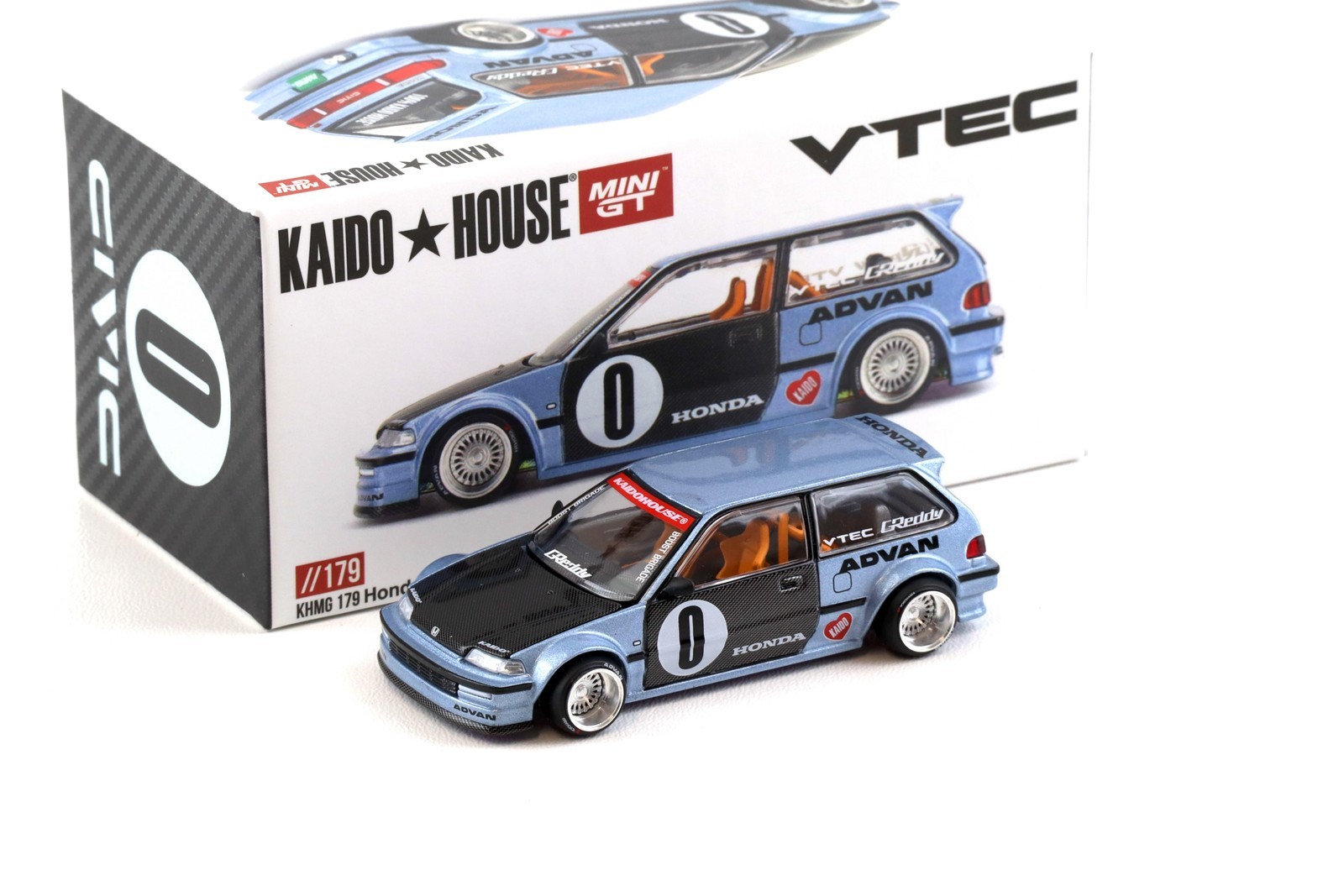 1:64 TSM Mini GT Kaido House Honda Civic (EF) Kaido Roulette V1