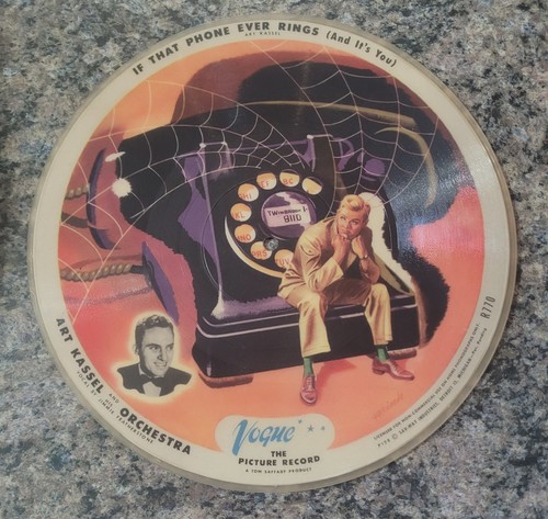 Vogue Picture Record The Whiffenpoof Song & If That Phone Ever Klingelt Art Kassel