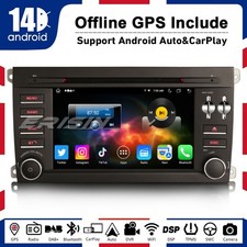 8 Core Android 14 CarPlay Autoradio Bluetooth WiFi GPS DVD per Porsche Cayenne