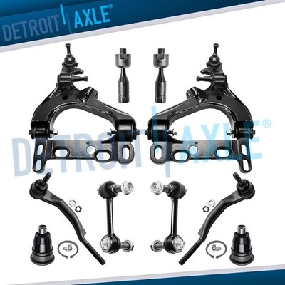 Brand New 10pc Complete Front Suspension Kit for Chevy Trailblazer and GMC Envoy