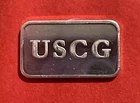 1 Gram Solid Silver US Coast Guard Bar! .999 Pure Silver!