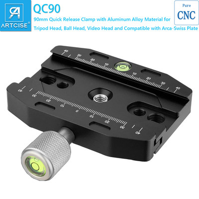 90mm Quick Release Clamp Arcaswiss Schnellspannklemme fr Stativkopf Monopod