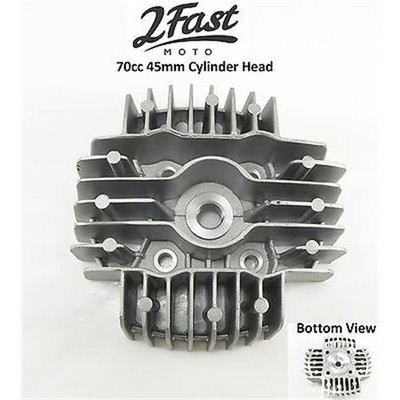 70cc Big Bore 45mm Cylinder Head - Puch Maxi Luxe Magnum MK E50 2fm-505.600-puch