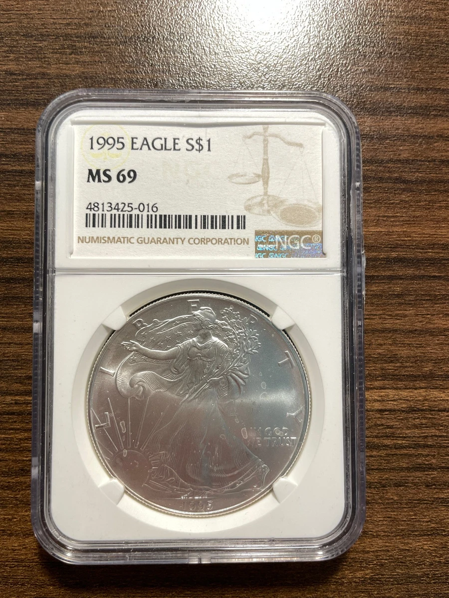 American Eagle NGC 1995 Silver Bullion Coins for sale | eBay