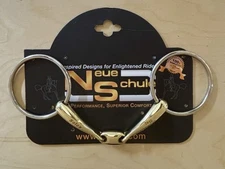 Neue Schule Team Up Salox Double Joint Loose Ring Snaffle BIT 5 3/4" - 146/16mm