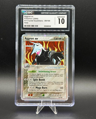Aggron ex graded CGC 10 for sale on eBay