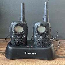 Midland Walkie Talkies LXT500PA Set with Charger Tested Works
