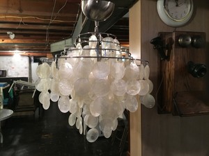 New Natural Shell Pendant Light Chandelier Ceiling Lighting Four