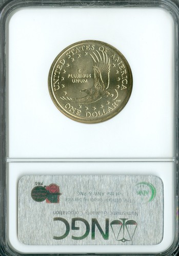 2007 D SACAGAWEA DOLLAR NGC MS66 MAC PL PQ BUSINESS STRIKE . - Picture 4 of 4