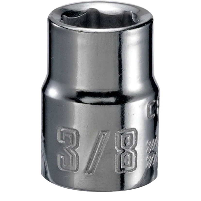 NEW! CRAFTSMAN GUNMETAL CHROME SOCKET 3/8" Drive 6 Point SAE INCH GM PICK SIZE - Image 3 of 4