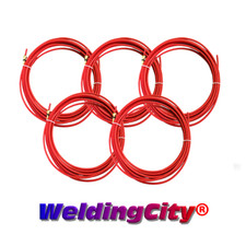 WeldingCity 5pk Teflon Liner 35T-40-15 030-035 for Lincoln Tweco MIG Welding Gun