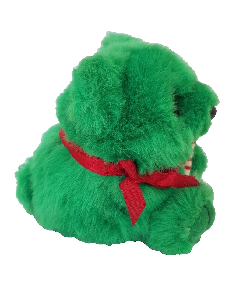 Dog Doll/Christmas Green Dog, Toys & Hobbies Stuffed Animals (4×4 in/1 pc.)cute! - Image 3 of 4