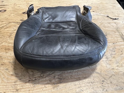 2006 C6 Corvette LH Drivers Side Lower Seat Cushion/Cover, Black, Leather #006 - Picture 3 of 10