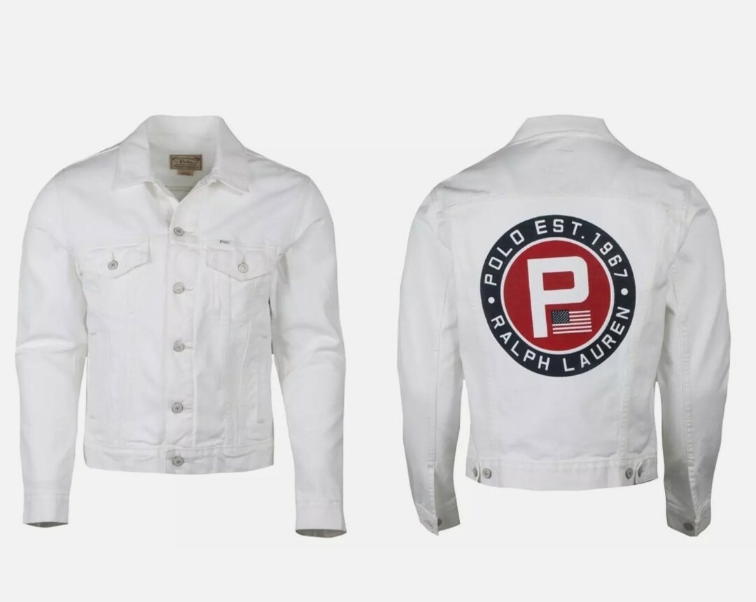 $399 Polo RALPH LAUREN Mens 2XB Denim JACKET 1967 YACHT CLUB $399 Polo RALPH LAUREN Mens 2XB Denim JACKET 1967 YACHT CLUB