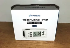 DEWENWILS Digital Outlet Timer Indoor, Plug in Electric Programmable Light with