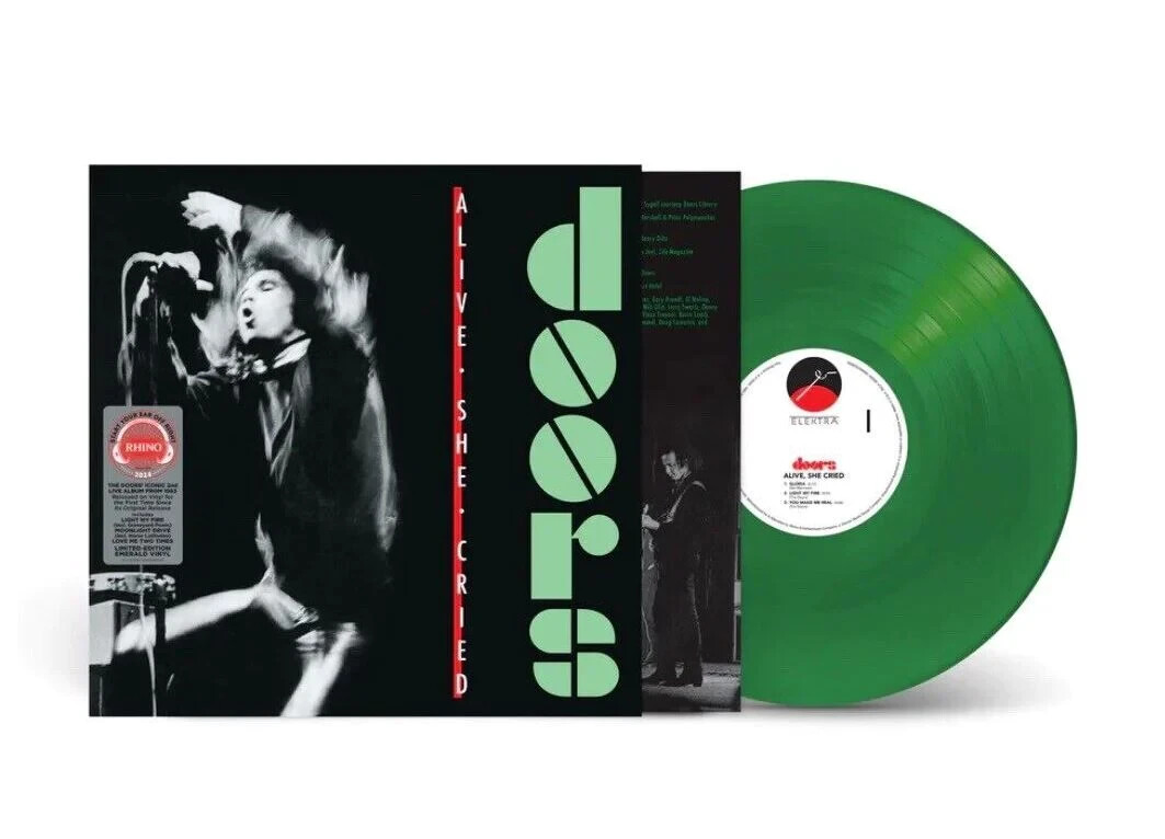 THE DOORS - ALIVE SHE CRIED - LP EMERALD VINYL  NUOVO SIGILLATO INDIE STORE EXCL