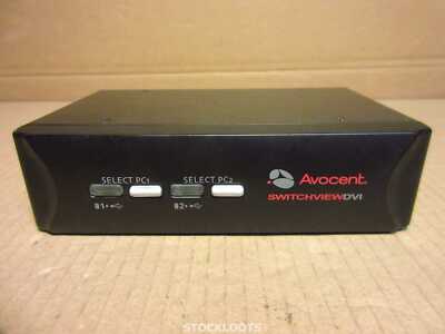 AVOCENT 2SVDVI10 SwitchView DVI 2-Port USB KVM Switch with USB 2.0 Hub & Audio