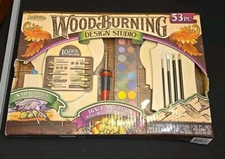 NEW! Wood Burning 53pc Artskills Design Studio fun trace and burn - New, Sealed