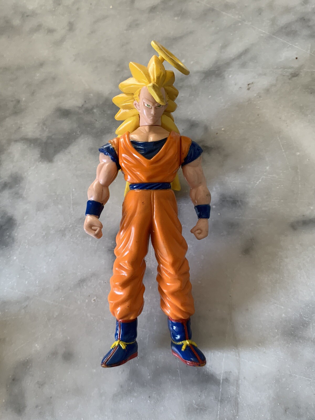 BANDAI B.S. S.T.A 1989 DRAGON BALL Z FIGURA ACCION SON GOKU SUPER SAIYAN 3 15cm