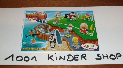 KINDER TT395 TT 395 LOONEY TUNES SYLVESTER - BPZ VARIANTE ISRAEL MIT AZTEC - Photo 2/2